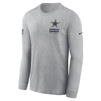 Dallas Cowboys Team Issue Men's Nike Dri-FIT NFL Long-Sleeve T